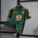 Camisa Polo Brasil - Verde Escuro - Todos os patrocinios - Lagrife Sport
