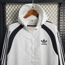 Corta Vento Adidas Branco e Preto - Lagrife Sport