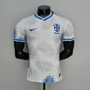 Camisa Brasil Branca Folhas Modelo Jogador - Lagrife Sport