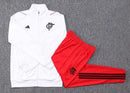 Conjunto Branco Flamengo Pré Jogo 23/24 – Ziper Total - Lagrife Sport