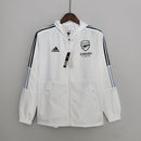 Corta Vento Arsenal Branco e Preto - Lagrife Sport