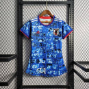 Camisa Feminina Azul Anime Japão - Lagrife Sport