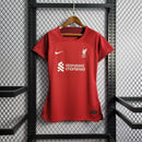Camisa Feminina Vermelha Home Liverpool 22/23 - Lagrife Sport