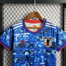 Camisa Feminina Azul Anime Japão - Lagrife Sport