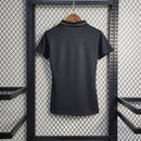 Camisa Polo Feminina Brasil Preta e Gold - Lagrife Sport