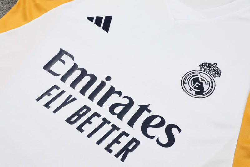 Kit de Treino Regata Real Madrid I 23/24 - Branco