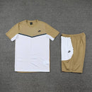 Kit Camisa e Short Nike Marrom e Branco - Lagrife Sport