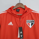 Corta Vento São Paulo Vermelho e Branco - Lagrife Sport