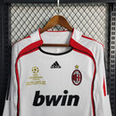 Camisa Branca Retro Manga Longa Milan Teamgeist 06/07 - Lagrife Sport