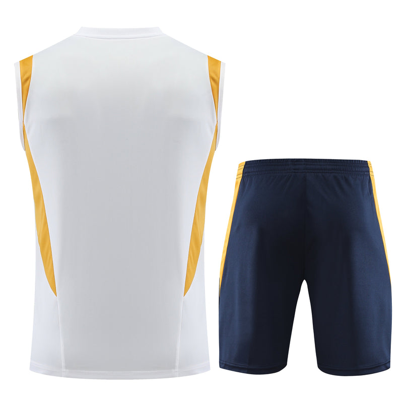 Kit de Treino Regata Real Madrid I 23/24 - Branco