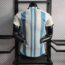 Camisa Branca e Azul Argentina Copa do Mundo 2022 Modelo Jogador - Lagrife Sport