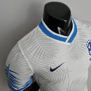 Camisa Brasil Branca Folhas Modelo Jogador - Lagrife Sport