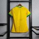 Camisa Feminina Brasil Amarela Cristo Redentor - Lagrife Sport