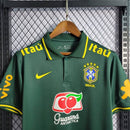 Camisa Polo Brasil - Verde Escuro - Todos os patrocinios - Lagrife Sport