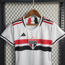 Camisa Feminina Branca São Paulo Home - 23/24 - Lagrife Sport