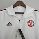 Corta Vento Manchester United Branco e Vermelho - Lagrife Sport