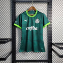 Camisa Feminina Verde Palmeiras Principal 23/24 - Lagrife Sport