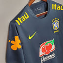 Camisa Brasil - Preta- Todos os patrocinios - Lagrife Sport
