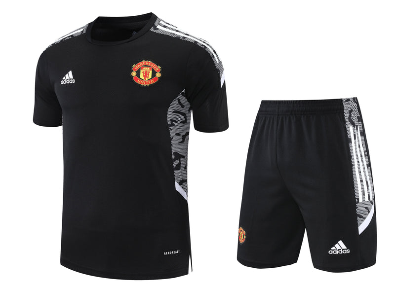 Kit de Treino Manchester United 23/24 - Preto