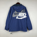 Corta Vento Nike Azul Triple Logo - Lagrife Sport