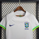 Camisa Feminina Branca Brasil Copa do Mundo 2022 - Concept - Lagrife Sport