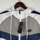Corta Vento Preto Nike Branco x Azul - Lagrife Sport