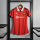 Camisa Feminina Vermelha Home Manchester United - 22/23 - Lagrife Sport