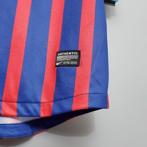 Camisa Barcelona Retrô 2011/2012 Azul e Grená - Nike