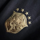 Camisa Polo Brasil Preta e Dourada Gold - Lagrife Sport