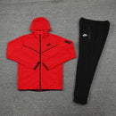 Conjunto Nike Tech Fleece Vermelho x Preto - Lagrife Sport