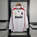 Camisa Branca Retro Manga Longa Milan Teamgeist 06/07 - Lagrife Sport