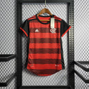 Camisa Feminina Rubro Home Flamengo 22/23 - Lagrife Sport