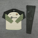 Conjunto Barcelona – Verde Militar e Creme 23/24 - Lagrife Sport