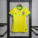 Camisa Feminina Amarela Brasil Copa do Mundo 2022 - Lagrife Sport