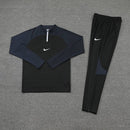 Conjunto Treino Nike Preto e Azul Escuro Dri Fit - Lagrife Sport