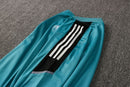 Conjunto – Real Madrid – Azul x Preto – Meio Ziper - Lagrife Sport