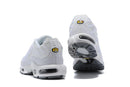 TÊNIS NIKE AIR MAX PLUS TN TRIPLE WHITE (SOLA CINZA) - Lagrife Sport