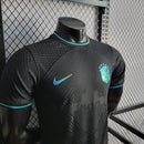 Camisa Preta Brasil Refletiva Modelo Jogador - Lagrife Sport