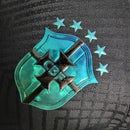 Camisa Preta Brasil Refletiva Modelo Jogador - Lagrife Sport