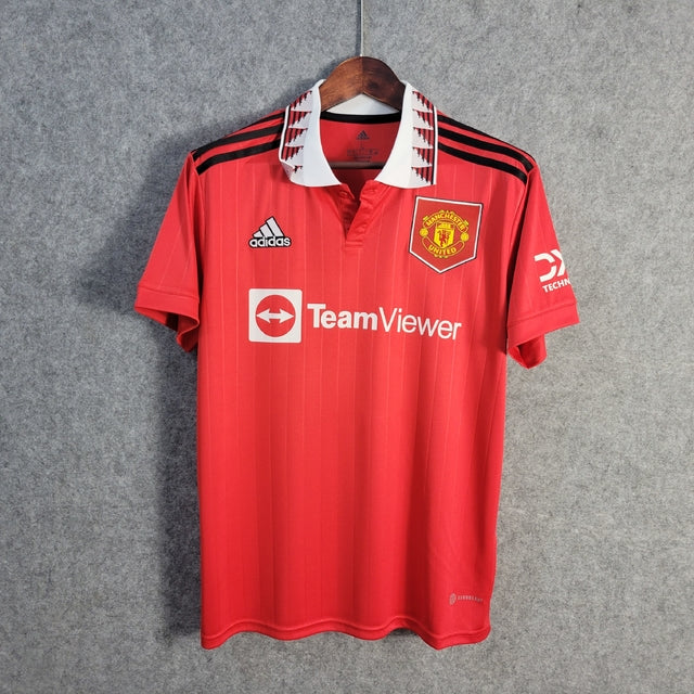 Camisa Manchester United I 22/23 Adidas - Vermelho