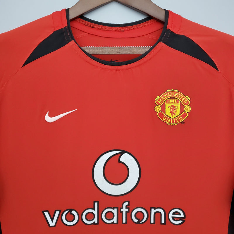 Camisa Manga Longa Manchester United 02/04 Nike - Vermelho