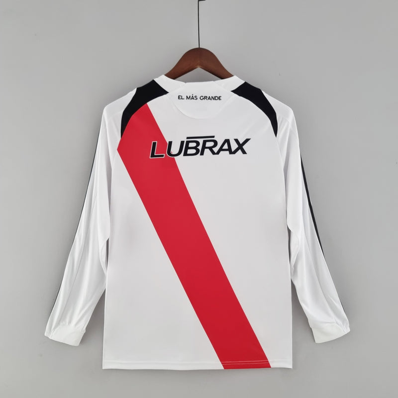 Camisa Manga Longa River Plate 09/10 Adidas - Branco