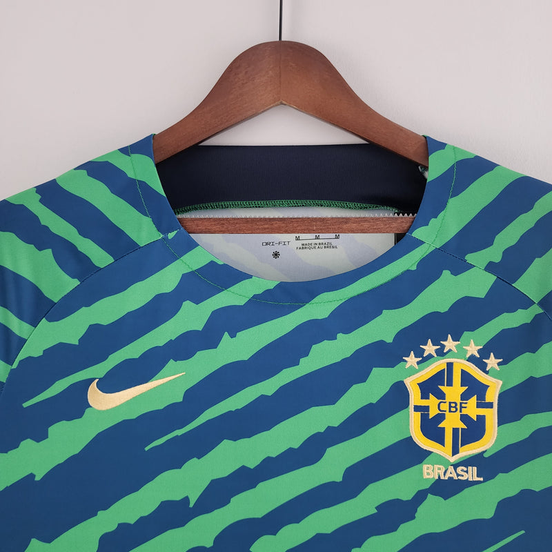 Camisa Seleção Brasil 2022 Nike - Verde e Azul - Edição Especial