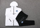 Conjunto PSG Tech Fleece Branco x Preto - Lagrife Sport