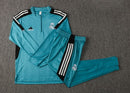 Conjunto – Real Madrid – Azul x Preto – Meio Ziper - Lagrife Sport