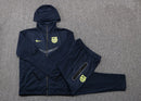 Conjunto Barcelona Tech Fleece Azul Escuro - Lagrife Sport