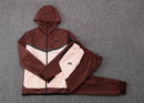 Conjunto Tech Fleece Marrom e Salmão - Lagrife Sport
