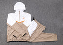 Conjunto Nike Tech Fleece Branco e Marrom - Lagrife Sport