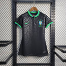 Camisa Feminina Preta Brasil Copa do Mundo 2022 - Concept - Lagrife Sport