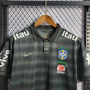 Camisa Polo Listrada Cinza Brasil - Lagrife Sport